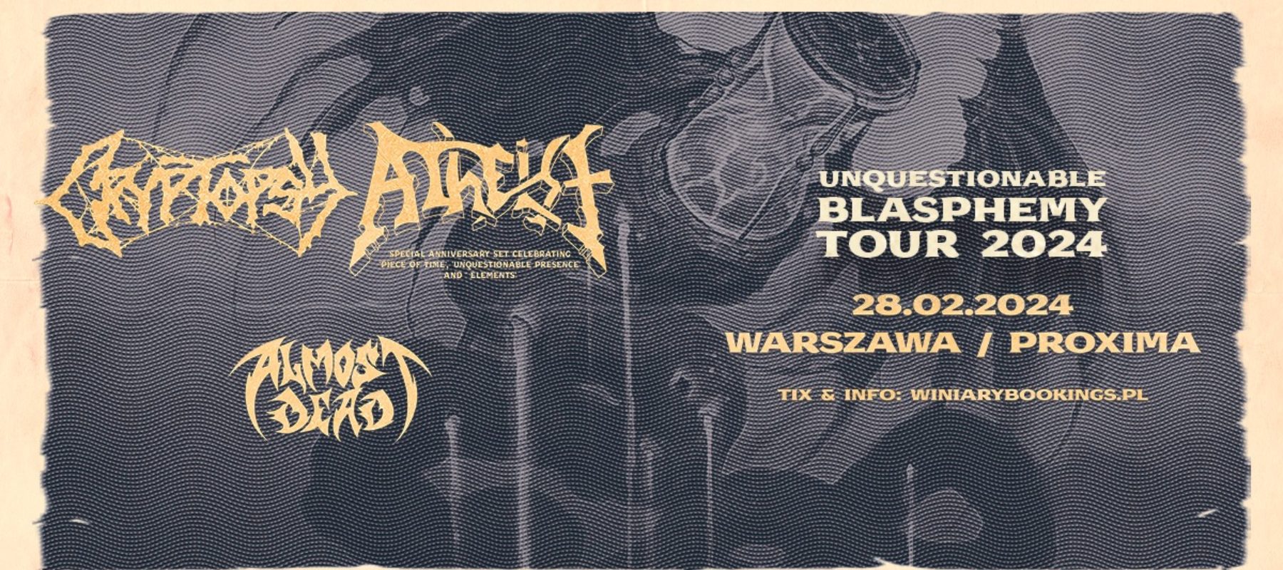 CRYPTOPSY / ATHEIST CRYPTOPSY / ATHEIST