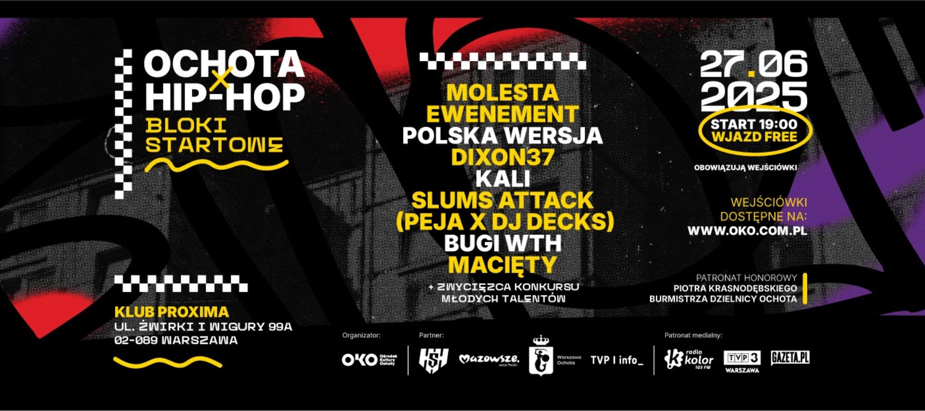FESTIWAL OCHOTA x&nbsp;HIP-HOP „Bloki Startowe”